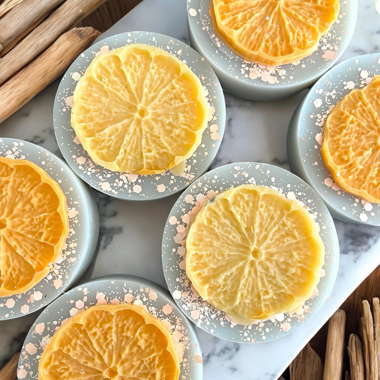 Bitter Orange & Cedarwood Wax Melt Tart