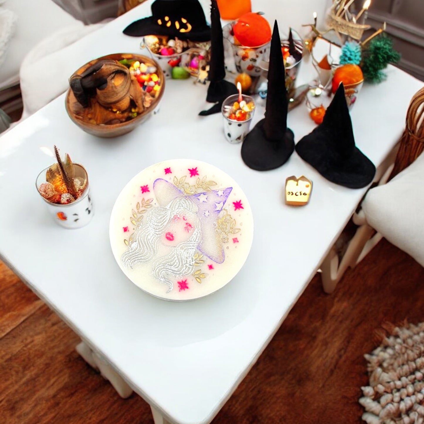 'witch way to the candy' Pretty Witch Wax Melt Shape