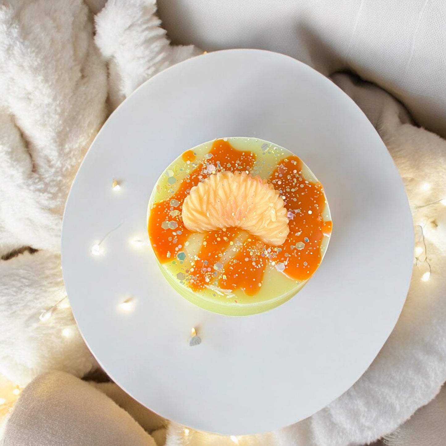 Mandarin & Orange Wax Melt Tart Shape