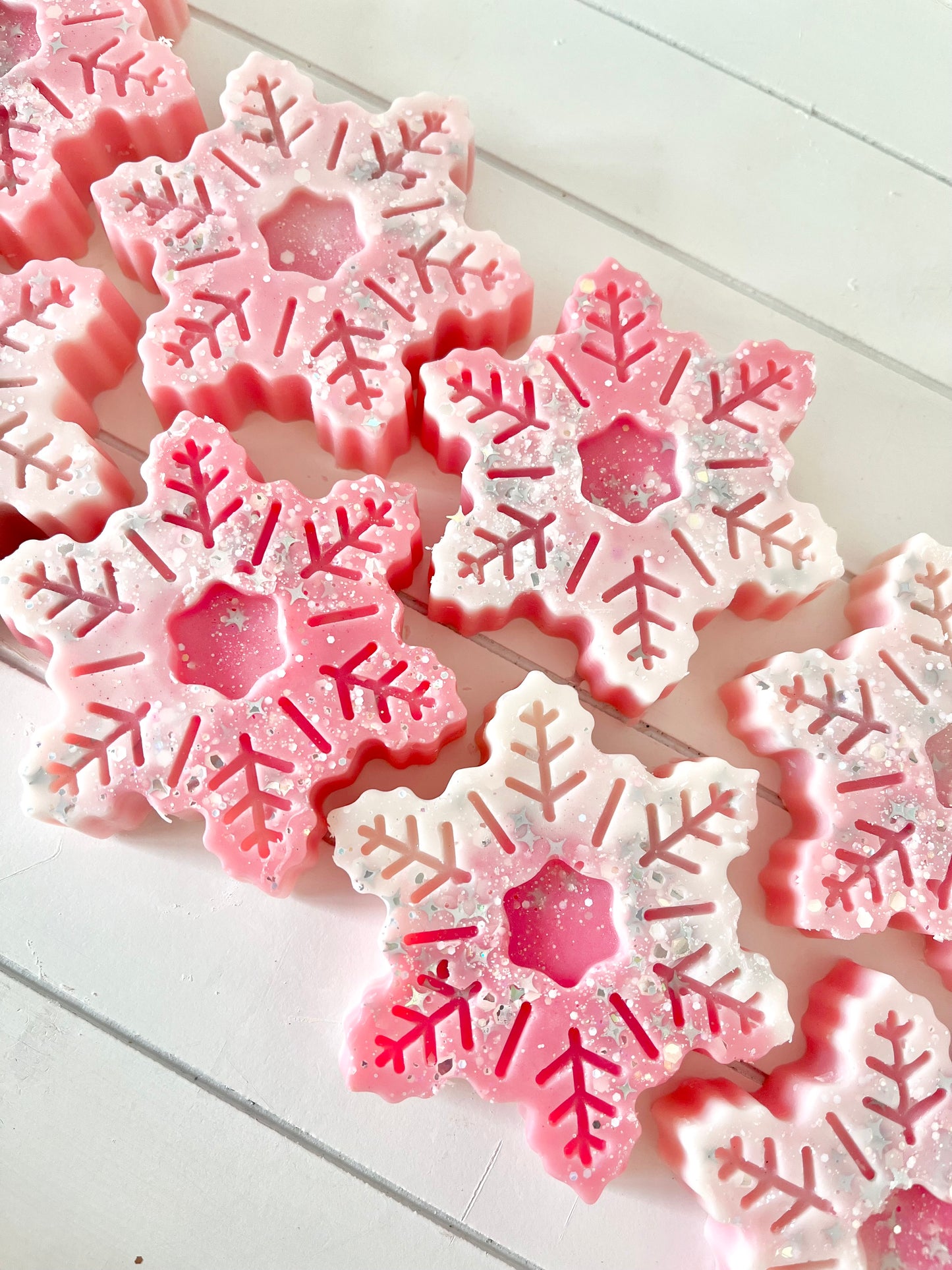 White Pixie Wax Melt Snowflake