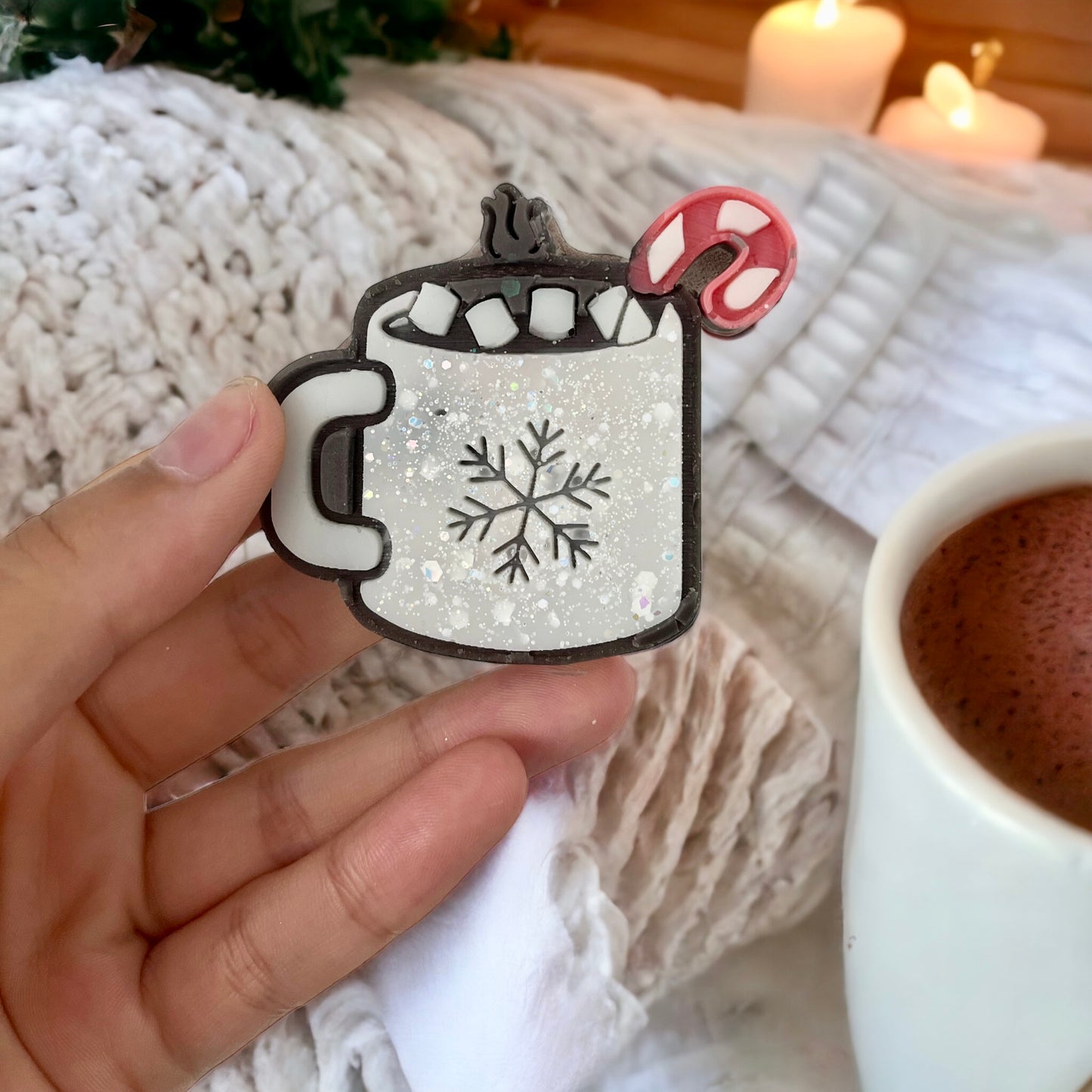 Hot Chocolate Wax Melt Shape