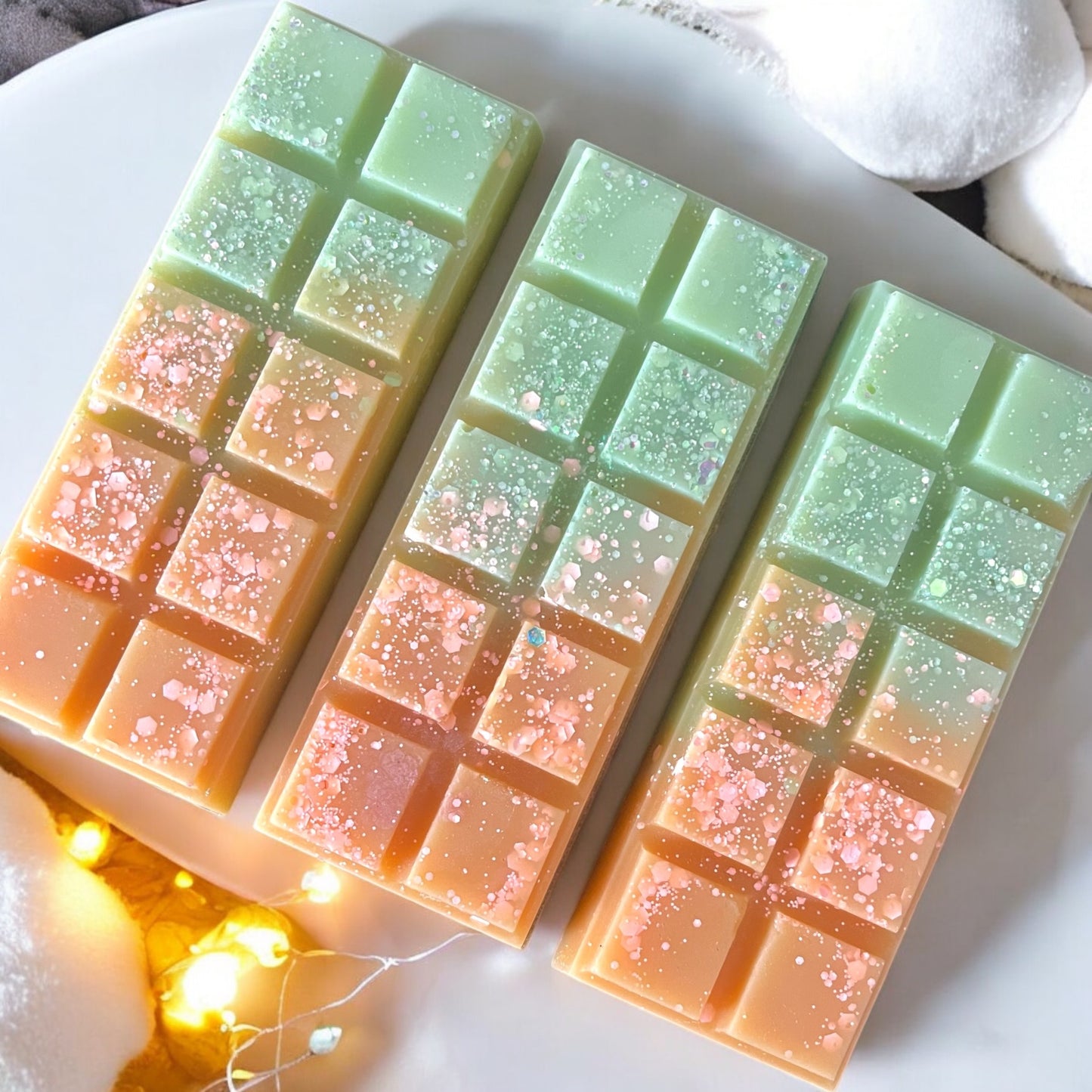 Orange & bergamot wax melt snap bar