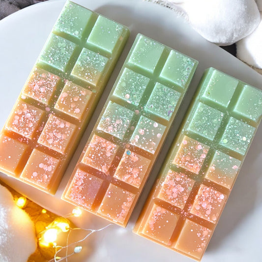 Orange & bergamot wax melt snap bar
