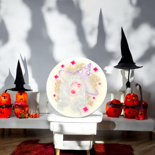 'witch way to the candy' Pretty Witch Wax Melt Shape
