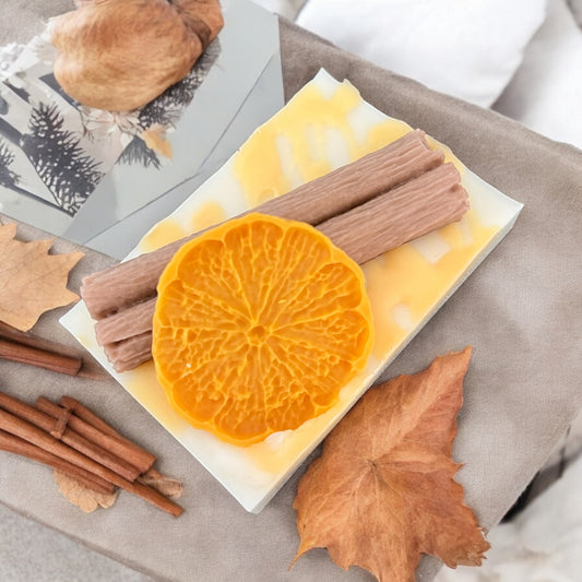 Cinnamon & Orange Wax Melt Slab